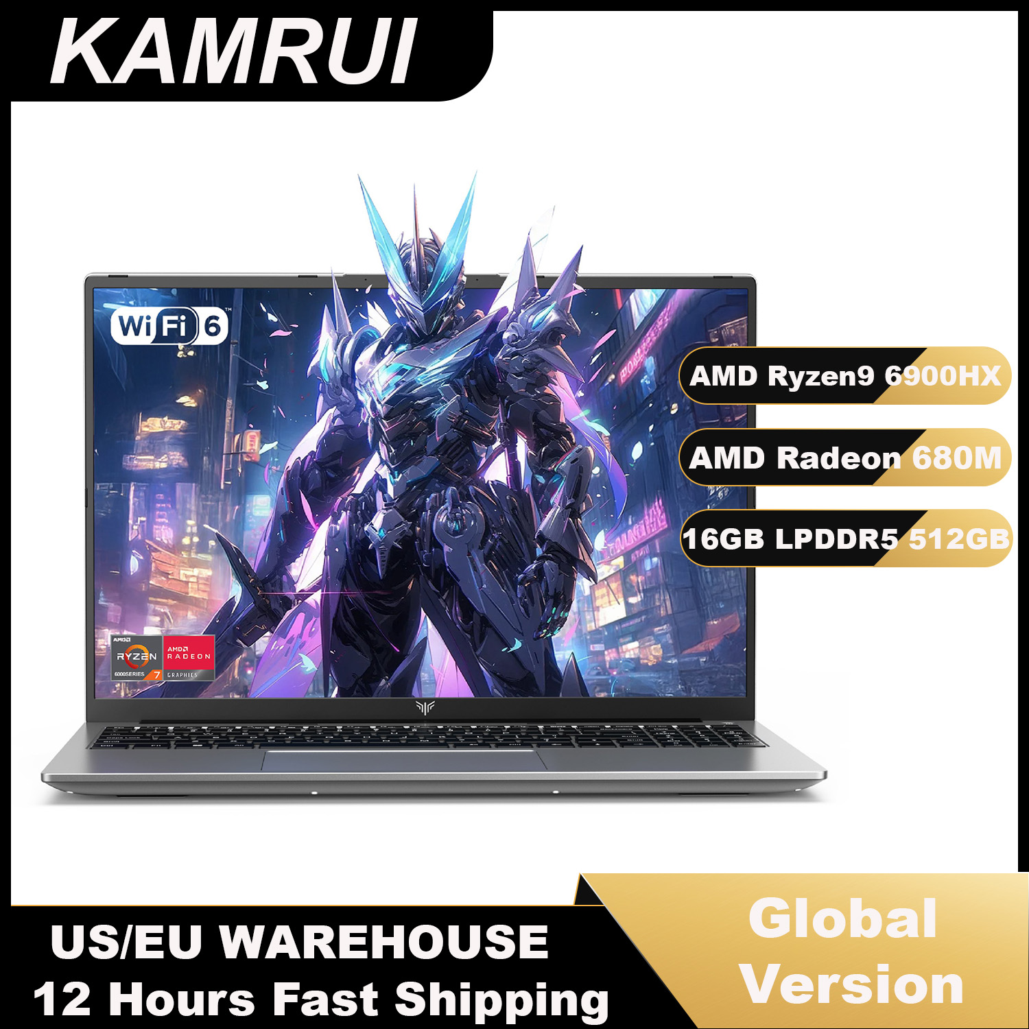Pc Gaming Nvidia - KAMRUI 16-Zoll-Laptop AMD Ryzen 9 6900HX