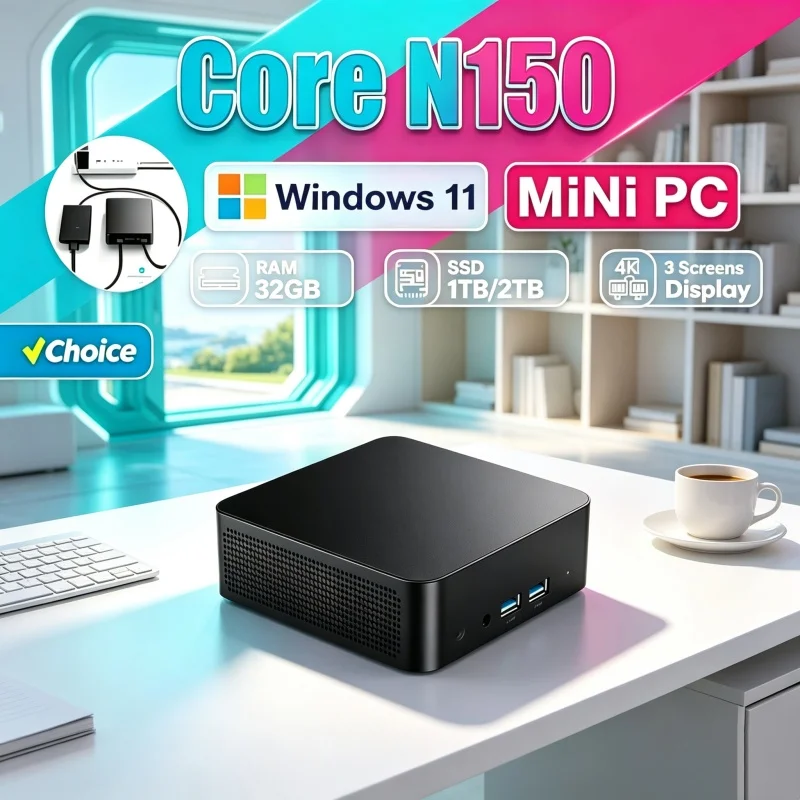 Pc Gaming Optimization - 2026 Optimierter Core N150 MINI PC