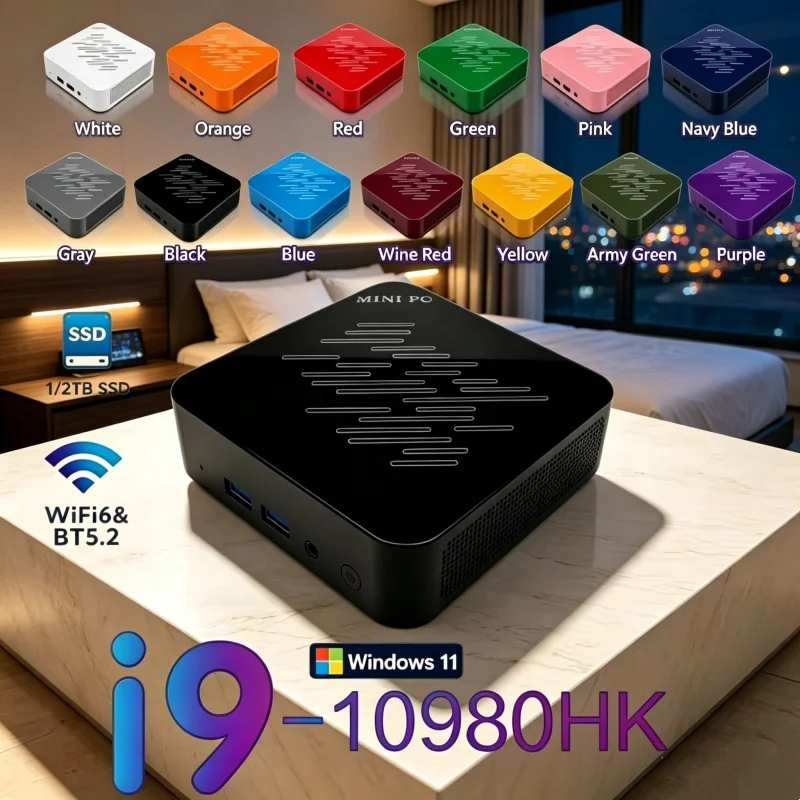 Pc Gaming Optimization - 2026 Intel Core I9 10980HK Mini-PC