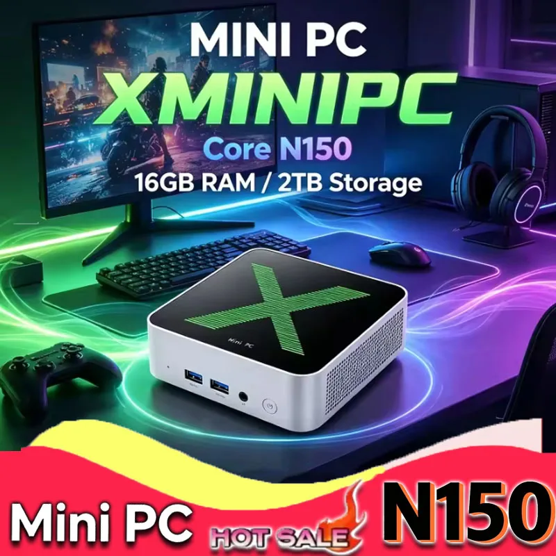 Pc Gaming Editing - X Mini-PC Core N150 Win11｜32GB RAM