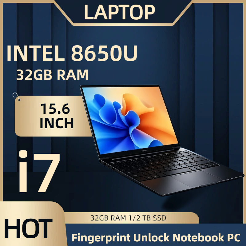 Pc Gaming Intel Core I7 - 2026 Tragbarer Business-Laptop in Schwarz mit