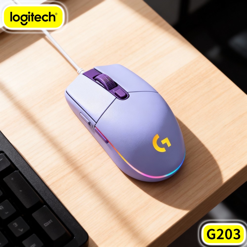 Pc Gaming Optimization - Logitech G203 Kabelgebundene Gaming-Maus, optimiert für