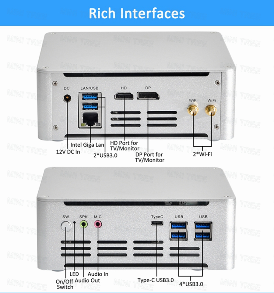 Pc Gaming Intel Core I7 - Win11 Mini-PC Cube 13. Generation Core