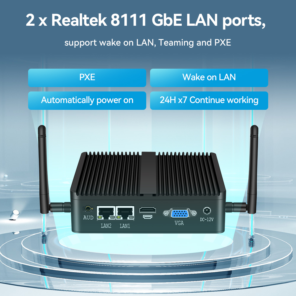 Lüfterloser Mini-PC IPC Intel  – Pc Gaming Nvidia Bewertung und Preis
