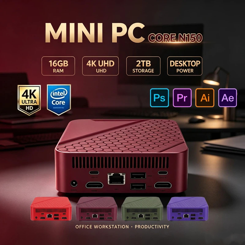 Farbenfroher Tragbarer Mini-PC – Pc Gaming Editing Bewertung und Preis