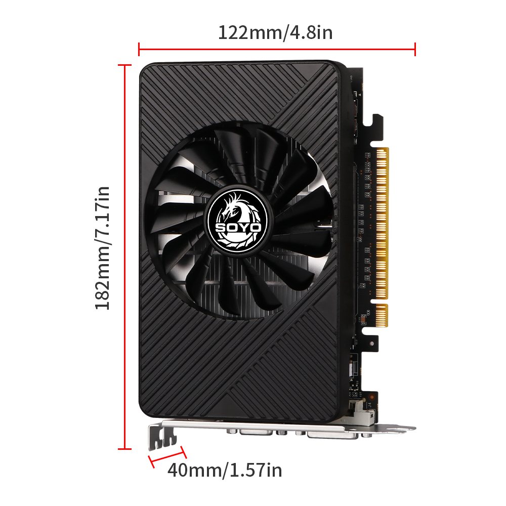 SOYO GTX 550TI Grafikkarte GDD – Pc Gaming Nvidia Bewertung und Preis